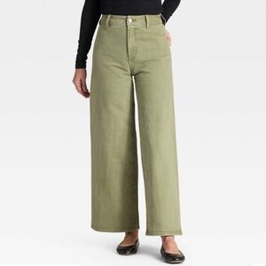 Women’s High-Rise Sailor Wide Leg Ankle Jeans - Universal Thread